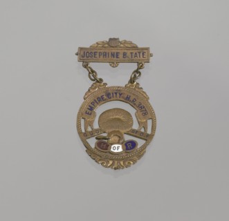 Member badge for the House of Ruth belonging to Josephine B. Tate, 20th century. Creator: Unknown.