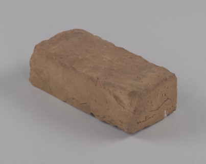 Building brick from Spelman College's Upton Hall, ca. 1905. Creator: Unknown.