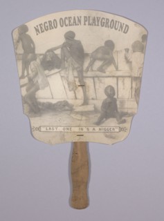 Fan advertising the American Beach Negro Ocean Playground, ca. 1935. Creator: Unknown.