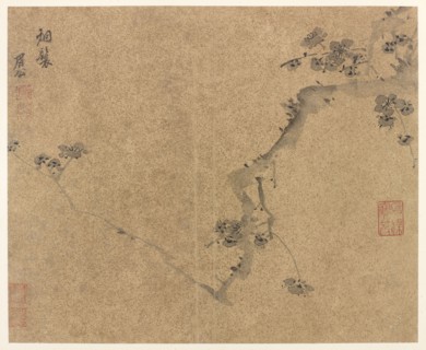 A Plum Branch, Ming dynasty, ca.1580-1639. Creator: Chen Jiru.