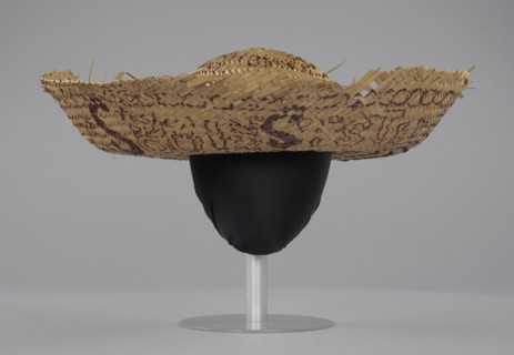 Straw sombrero hat associated with Civil Rights campaign, Camden, Alabama, 1971-1972. Creator: Unknown.