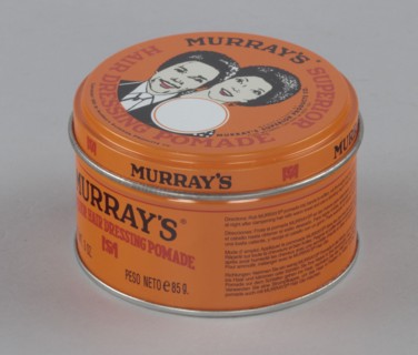 Tin of Murray's Superior Hair Dressing Pomade, 2014. Creator: Murray's.