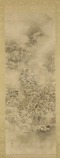 Winter landscape, Edo period or Meiji era, ca. 1865-1870. Creator: Shiokawa Bunrin.