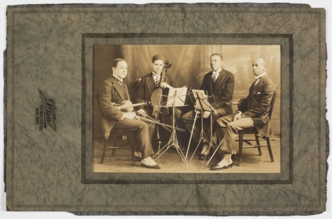 Photograph of Hall Johnson and the Negro String Quartet, ca. 1923. Creator:  S. Tarr.