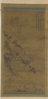 Scholar Approaching Secluded Pavilion, Ming dynasty, 15th-16th century. Creator: Unknown.