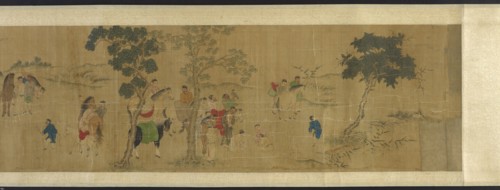 The Eighteen Scholars at a Literary Gathering, Ming or Qing dynasty, 17th century. Creator: Unknown.