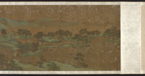 Landscape in blue and green, Ming or Qing dynasty, 17th-18th century. Creator: Unknown.