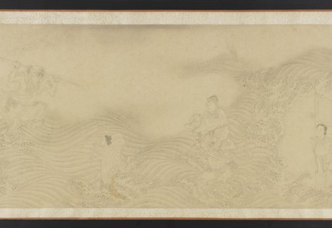 Luohans Crossing Land and Sea, Ming or Qing dynasty, 17th century. Creator: Unknown.
