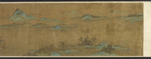 Landscape with palaces, Ming dynasty, 16th-17th century. Creator: Unknown.