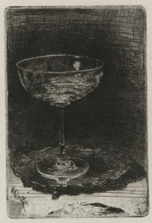 The Wine Glass, 1858. Creator: James Abbott McNeill Whistler.