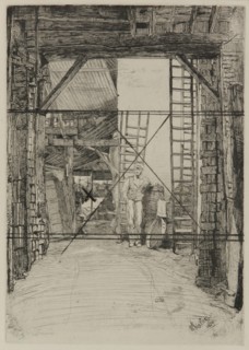 The Lime-Burner, 1859. Creator: James Abbott McNeill Whistler.