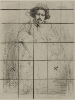 J. Becquet, Sculptor, 1859. Creator: James Abbott McNeill Whistler.