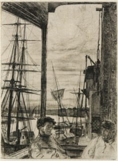 Rotherhithe, 1860. Creator: James Abbott McNeill Whistler.