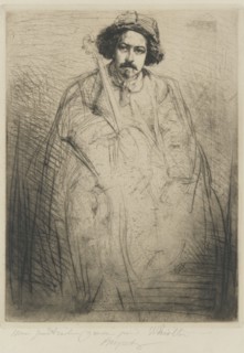 J. Becquet, Sculptor, 1859. Creator: James Abbott McNeill Whistler.
