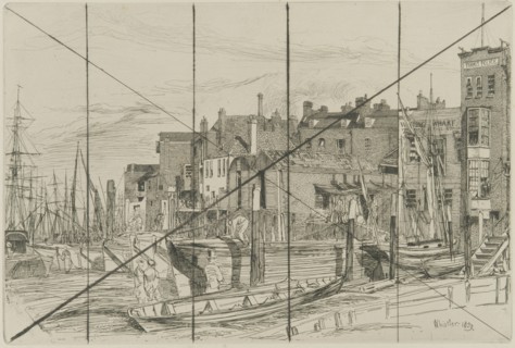 Thames Police, 1859. Creator: James Abbott McNeill Whistler.