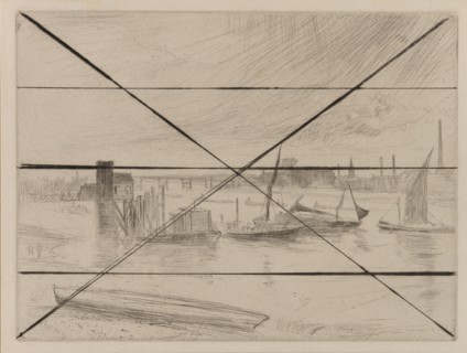 Battersea Dawn (Cadogan Pier), 1861. Creator: James Abbott McNeill Whistler.