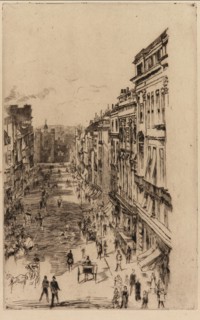 St. James's Street, 1878. Creator: James Abbott McNeill Whistler.