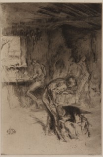 The Little Forge, Liverpool, 1875. Creator: James Abbott McNeill Whistler.