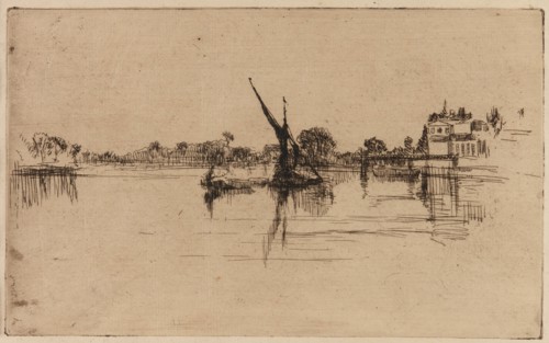 The Little Putney, 1879. Creator: James Abbott McNeill Whistler.