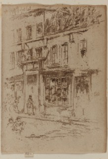 Petite Rue au Beurre, Brussels, 1887. Creator: James Abbott McNeill Whistler.