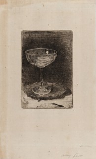 The Wine-Glass, 1858. Creator: James Abbott McNeill Whistler.