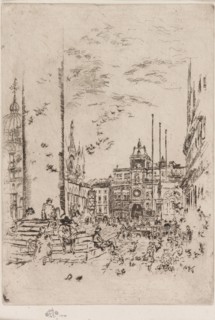 The Piazzetta, 1879-1880. Creator: James Abbott McNeill Whistler.