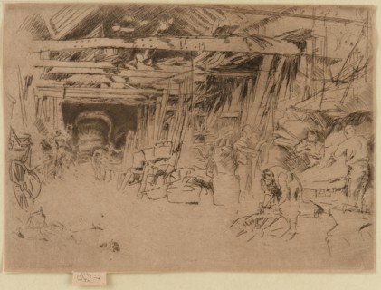 Wheelwright, 1879-1880. Creator: James Abbott McNeill Whistler.