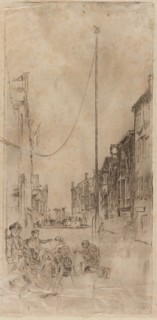 The Venetian Mast, 1879-1880. Creator: James Abbott McNeill Whistler.