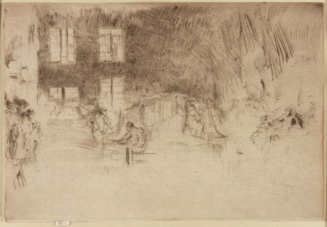 Murano-Glass Furnace, 1879-1880. Creator: James Abbott McNeill Whistler.