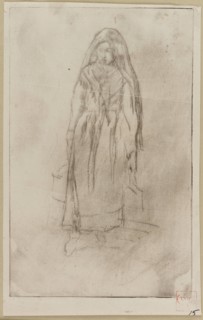 Venetian Water Carrier, 1879-1880. Creator: James Abbott McNeill Whistler.