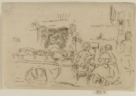 Children's Fruit Barrow, 1887. Creator: James Abbott McNeill Whistler.