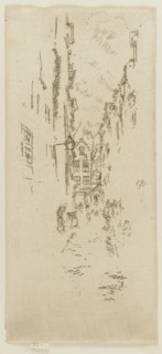 Petite Rue des Bouchers, 1887. Creator: James Abbott McNeill Whistler.
