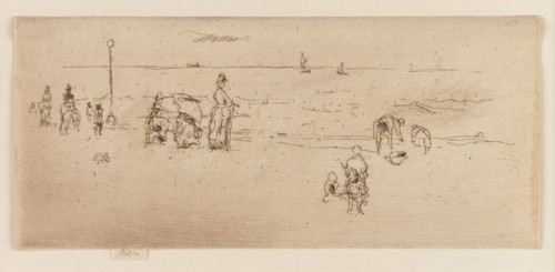 The Beach, Ostend, 1887. Creator: James Abbott McNeill Whistler.
