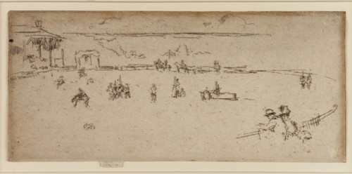 The Bucking Horse, Wild West, 1887. Creator: James Abbott McNeill Whistler.