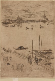 Upright Venice, 1879-1880. Creator: James Abbott McNeill Whistler.