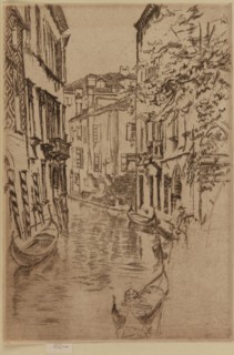 Quiet Canal, 1879-1880. Creator: James Abbott McNeill Whistler.