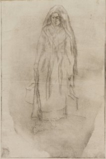 Venetian Water Carrier, 1879-1880. Creator: James Abbott McNeill Whistler.