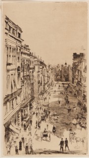 St. James's Street.., London, 1878. Creator: James Abbott McNeill Whistler.