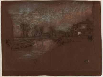 Campo Sta. Marta - Winter Evening, 1879-1880. Creator: James Abbott McNeill Whistler.