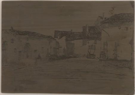 Liverdun. One of the Twelve Etchings from Nature, 1858. Creator: James Abbott McNeill Whistler.
