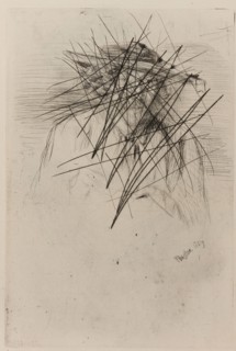 Whistler with a hat, 1859. Creator: James Abbott McNeill Whistler.