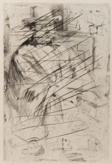Potrait of a man, 1860. Creator: James Abbott McNeill Whistler.