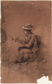 Portrait of John Ross Key, 1854-55. Creator: James Abbott McNeill Whistler.