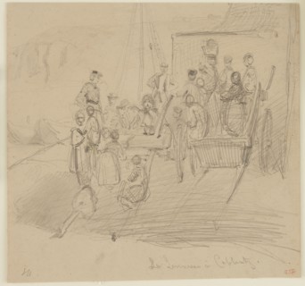 La Jeunesse a Coblentz, 1858. Creator: James Abbott McNeill Whistler.