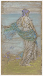 Annabel Lee, 1885-1887. Creator: James Abbott McNeill Whistler.