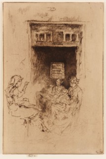 Bead Stringers, 1879-1880. Creator: James Abbott McNeill Whistler.