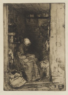 La Vieille aux Loques, 1858. Creator: James Abbott McNeill Whistler.