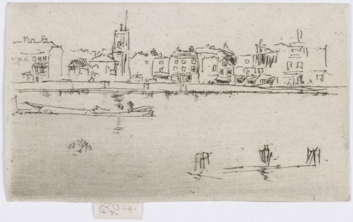 Little Chelsea (Memorial), 1887. Creator: James Abbott McNeill Whistler.
