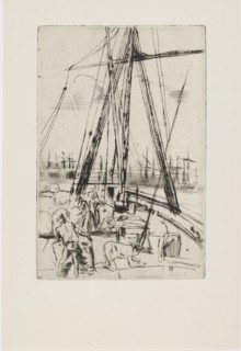 Shipping at Liverpool, 1867. Creator: James Abbott McNeill Whistler.