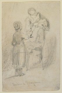 Barbier à Mayence, 1858. Creator: James Abbott McNeill Whistler.